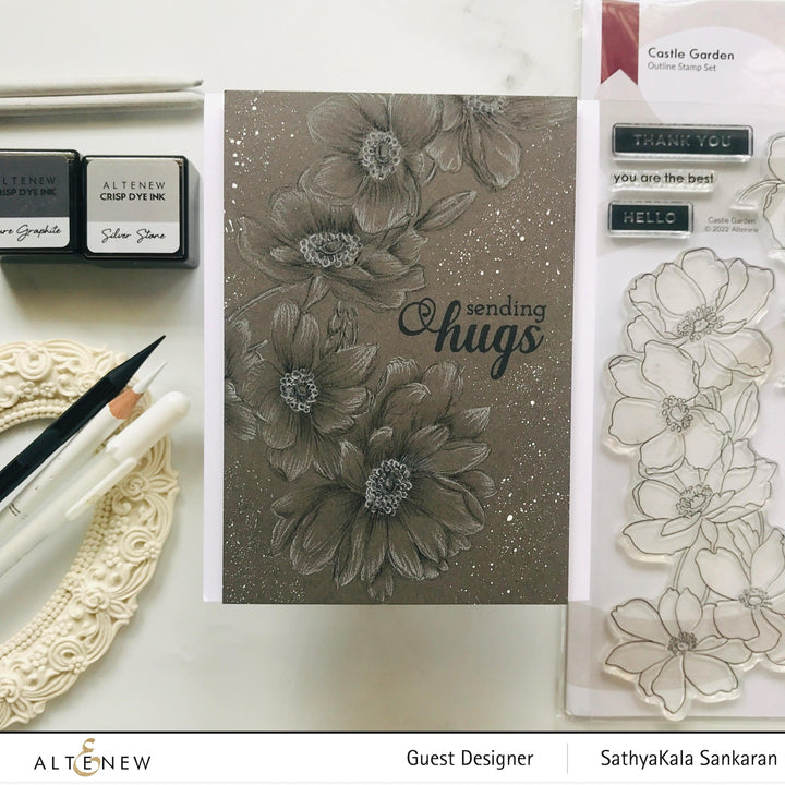 Altenew Stamp & Die Bundle Castle Garden Stamp & Die Bundle