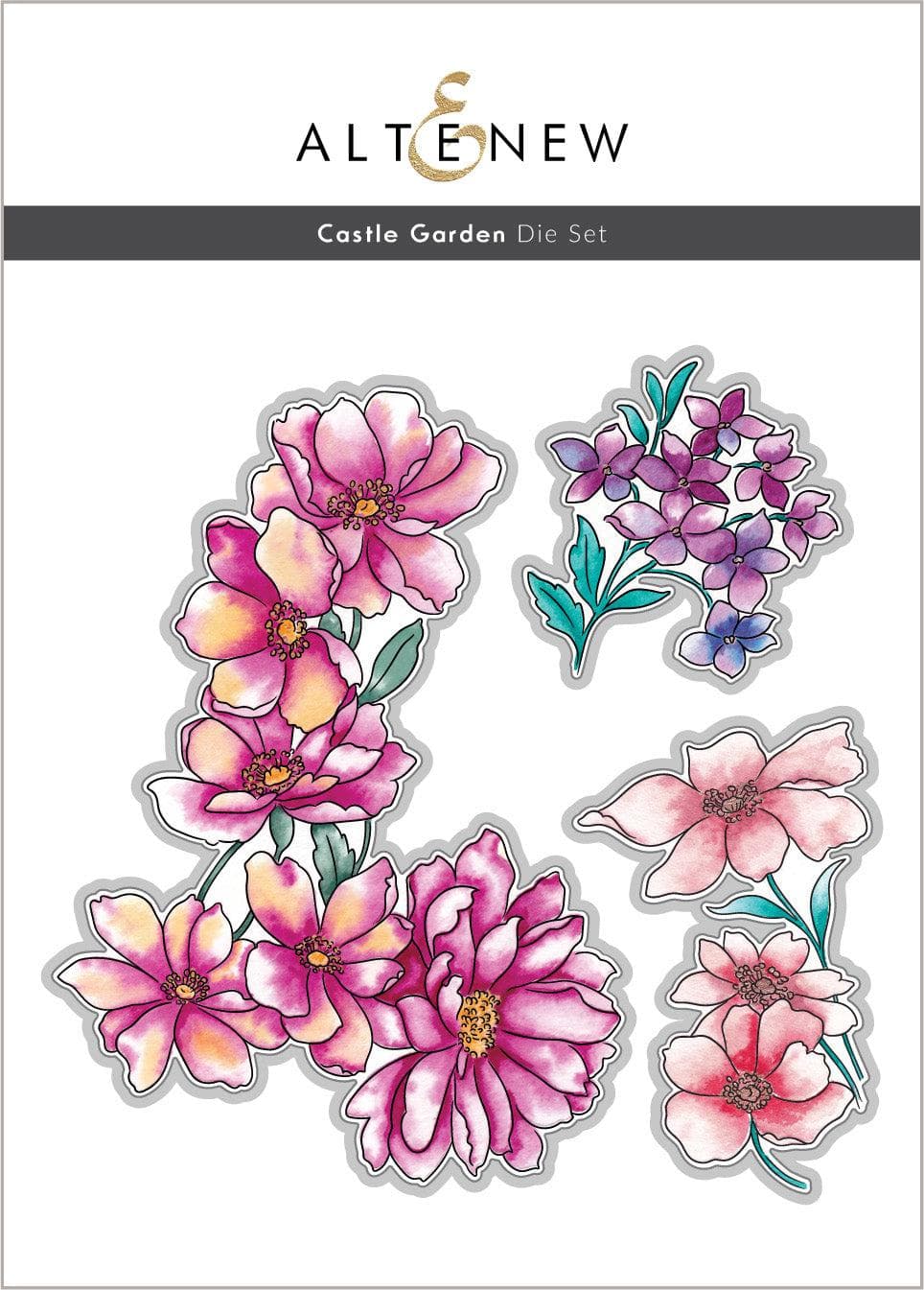 Altenew Stamp & Die Bundle Castle Garden Stamp & Die Bundle