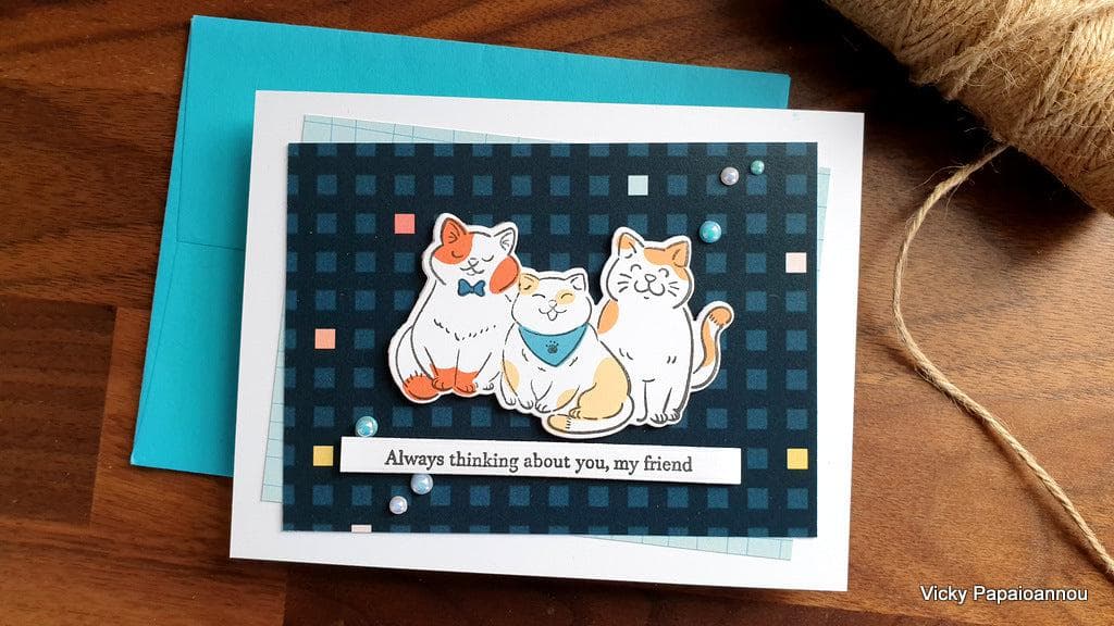 Altenew Stamp & Die Bundle Cat Life Stamp & Die Bundle