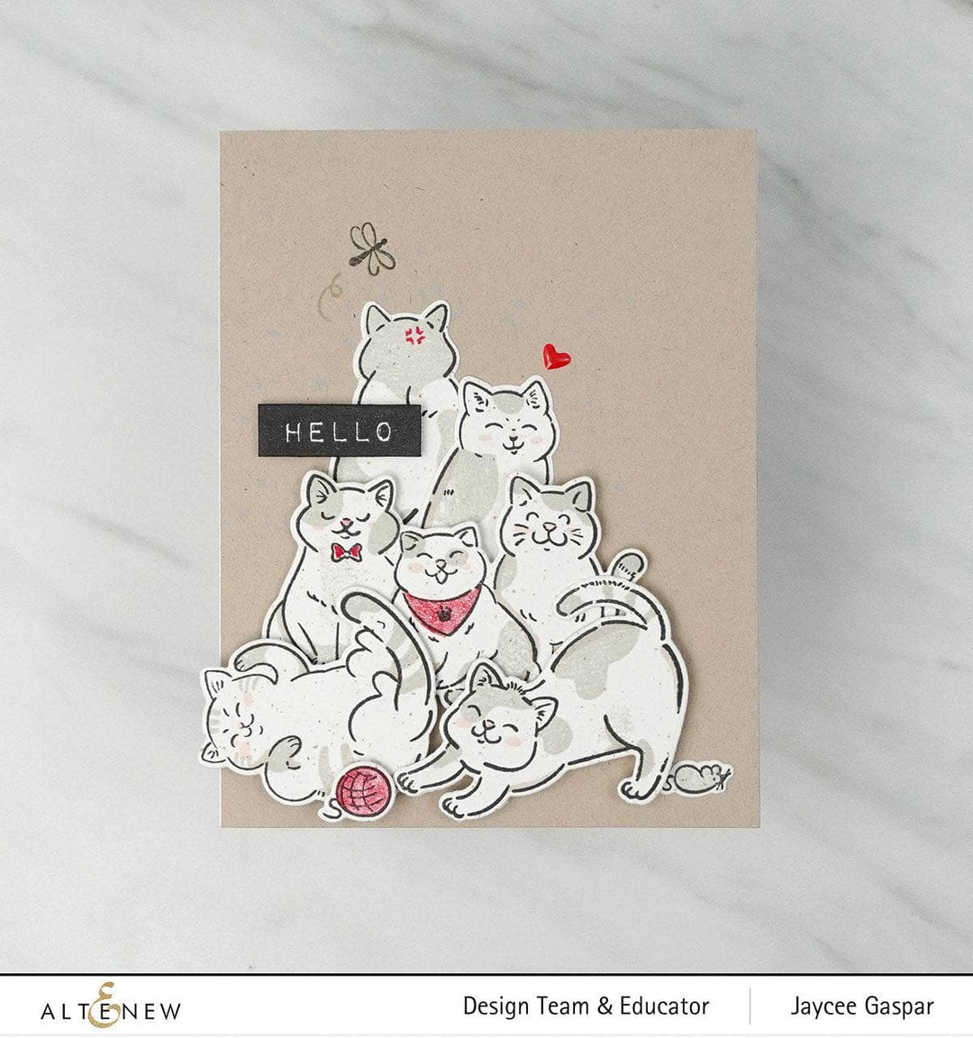 Altenew Stamp & Die Bundle Cat Life Stamp & Die Bundle