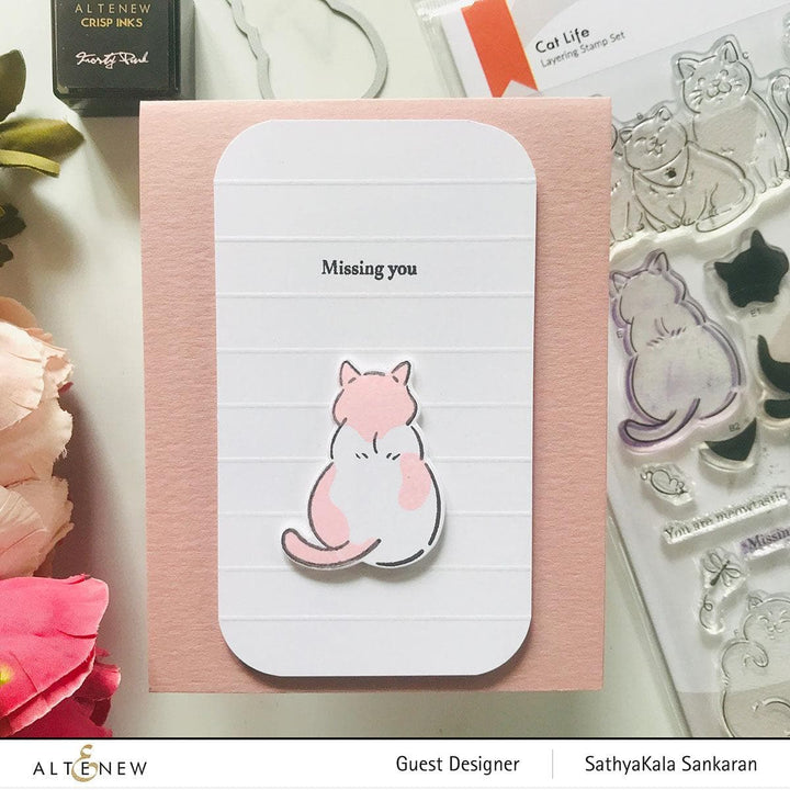 Altenew Stamp & Die Bundle Cat Life Stamp & Die Bundle