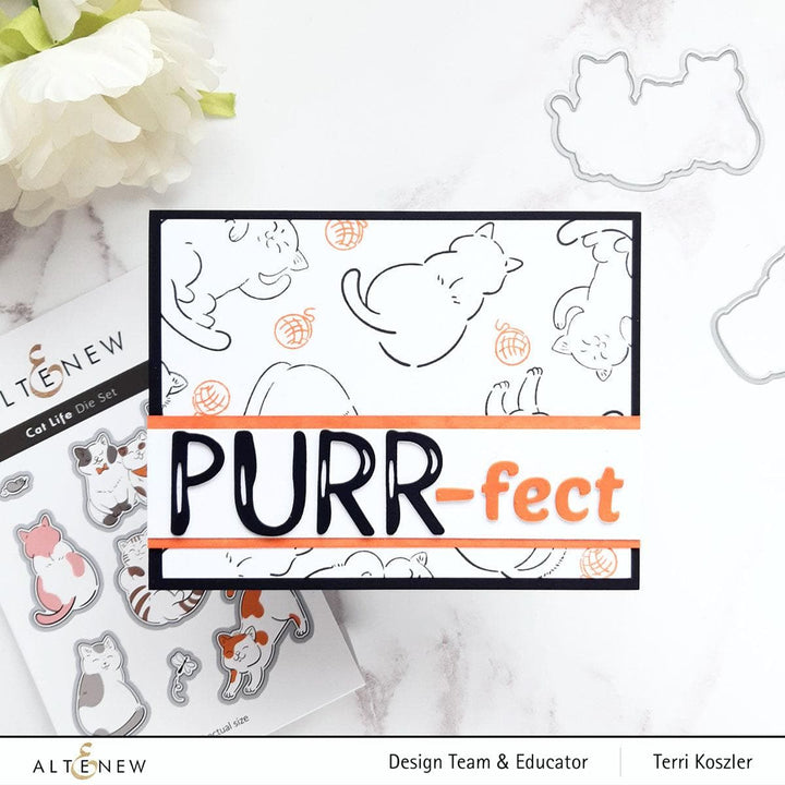 Altenew Stamp & Die Bundle Cat Life Stamp & Die Bundle