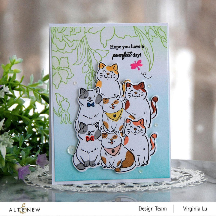 Altenew Stamp & Die Bundle Cat Life Stamp & Die Bundle