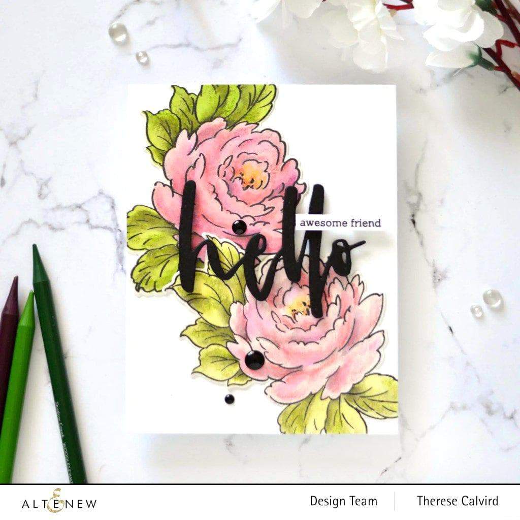 Altenew Celebrate Us & Celebrate Today stamp and die bundle featuring festive designs for greeting cards and crafts.
