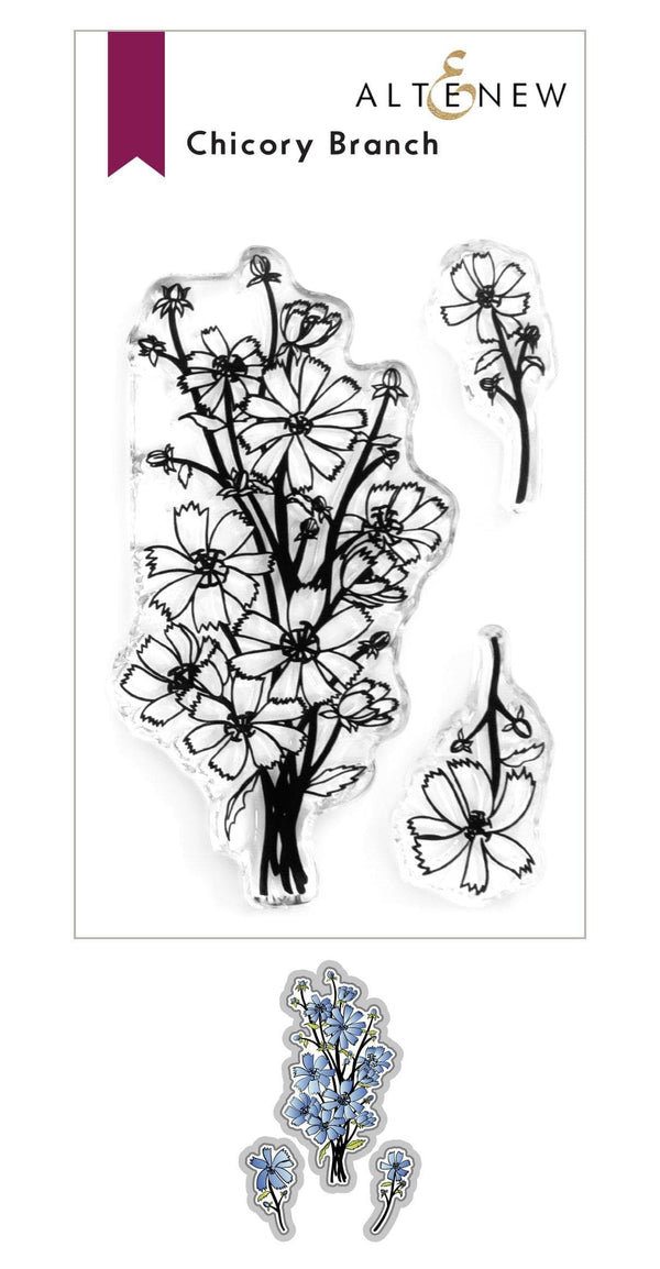 Altenew Stamp & Die Bundle Chicory Bunch Stamp & Die Bundle