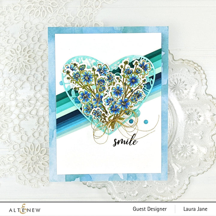 Altenew Stamp & Die Bundle Chicory Bunch Stamp & Die Bundle