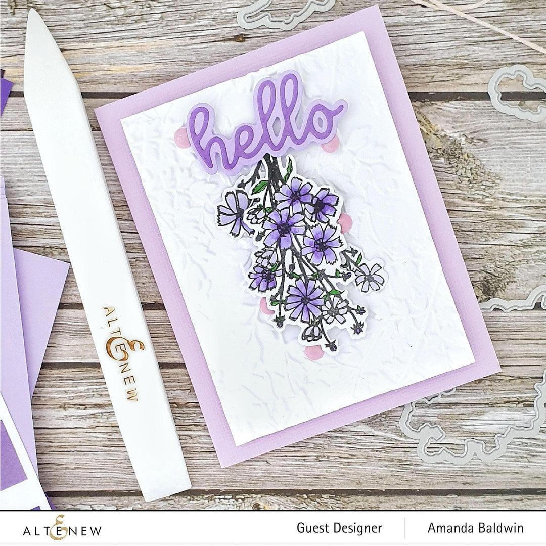 Altenew Stamp & Die Bundle Chicory Bunch Stamp & Die Bundle