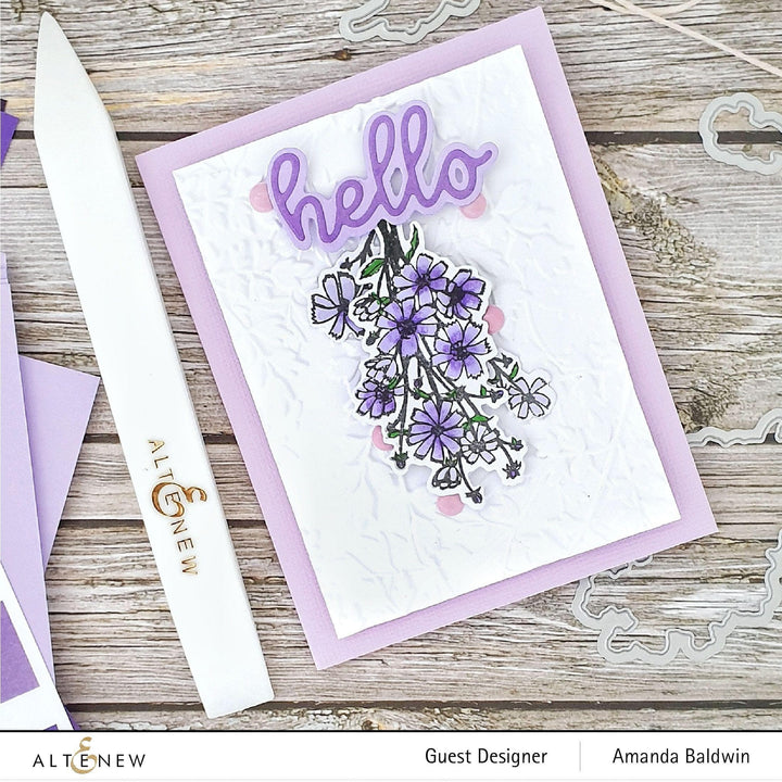 Altenew Stamp & Die Bundle Chicory Bunch Stamp & Die Bundle