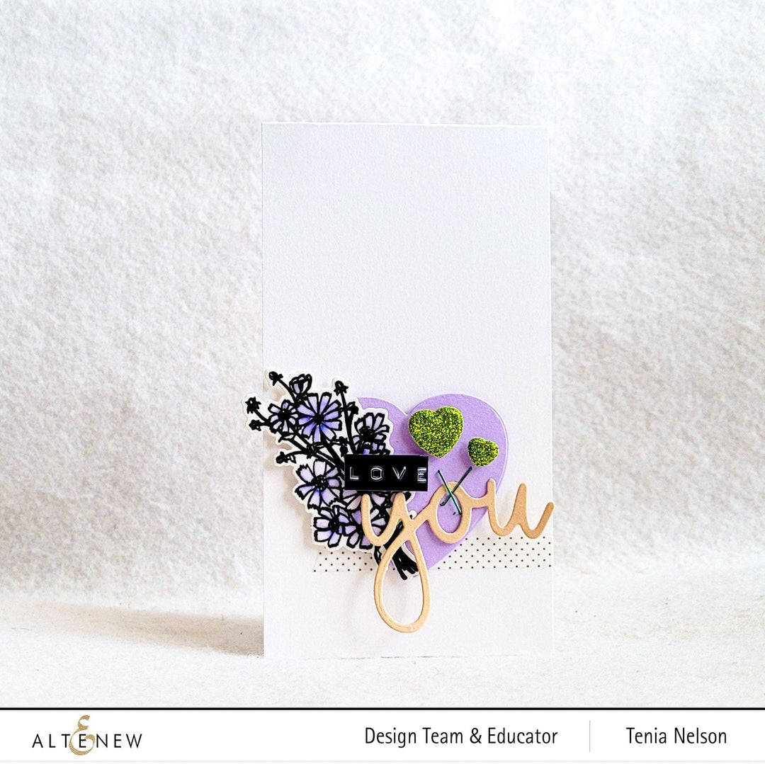 Altenew Stamp & Die Bundle Chicory Bunch Stamp & Die Bundle