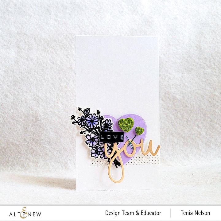 Altenew Stamp & Die Bundle Chicory Bunch Stamp & Die Bundle