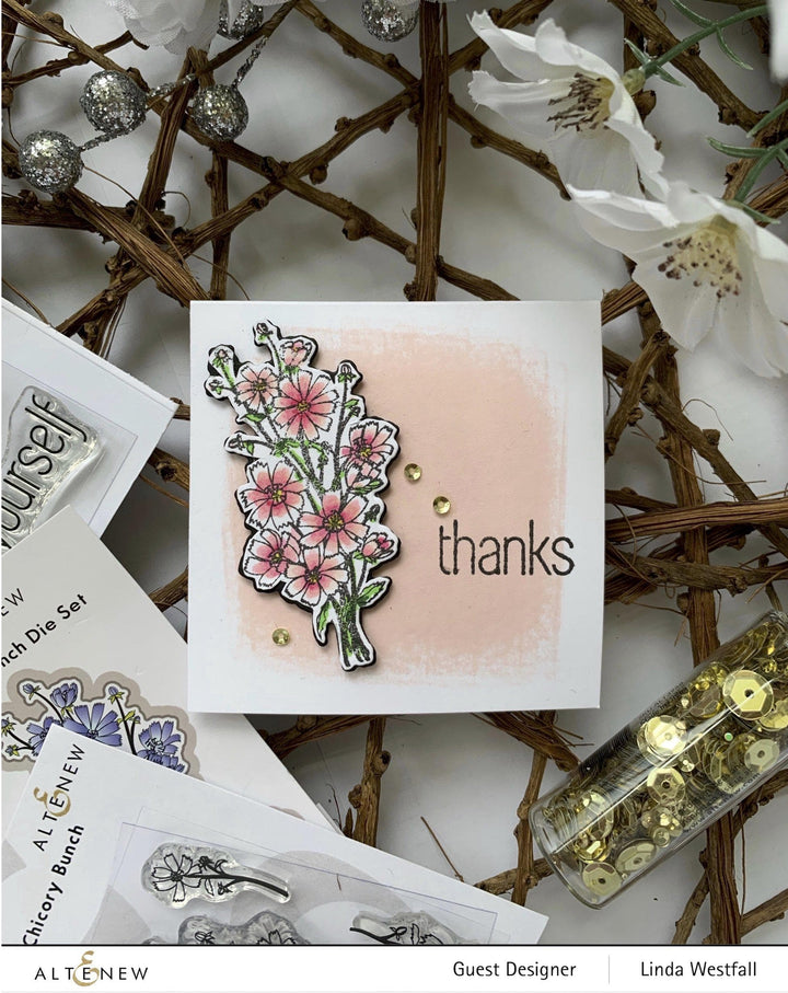 Altenew Stamp & Die Bundle Chicory Bunch Stamp & Die Bundle