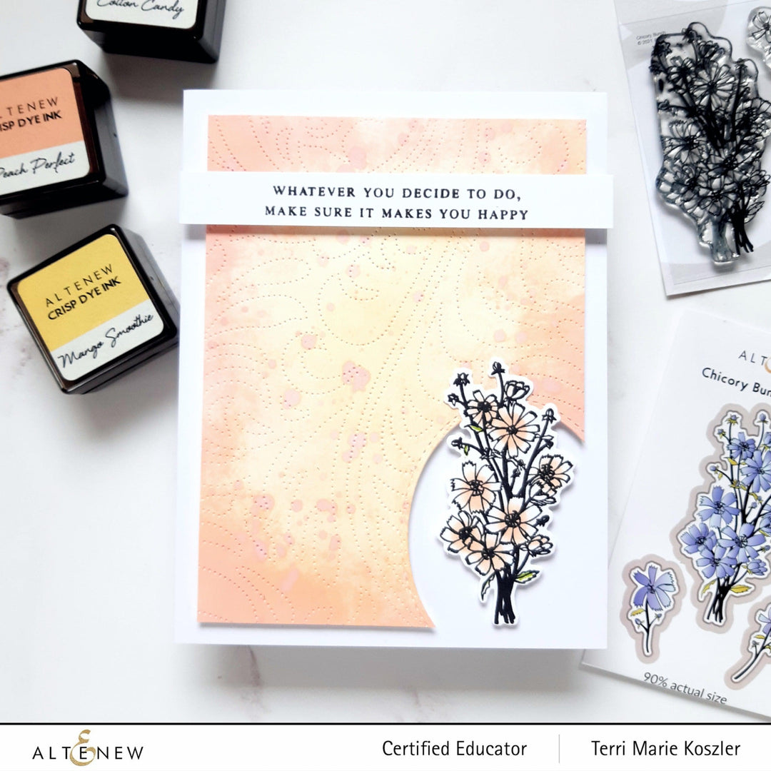 Altenew Stamp & Die Bundle Chicory Bunch Stamp & Die Bundle