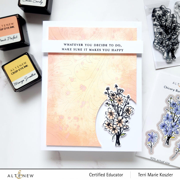 Altenew Stamp & Die Bundle Chicory Bunch Stamp & Die Bundle