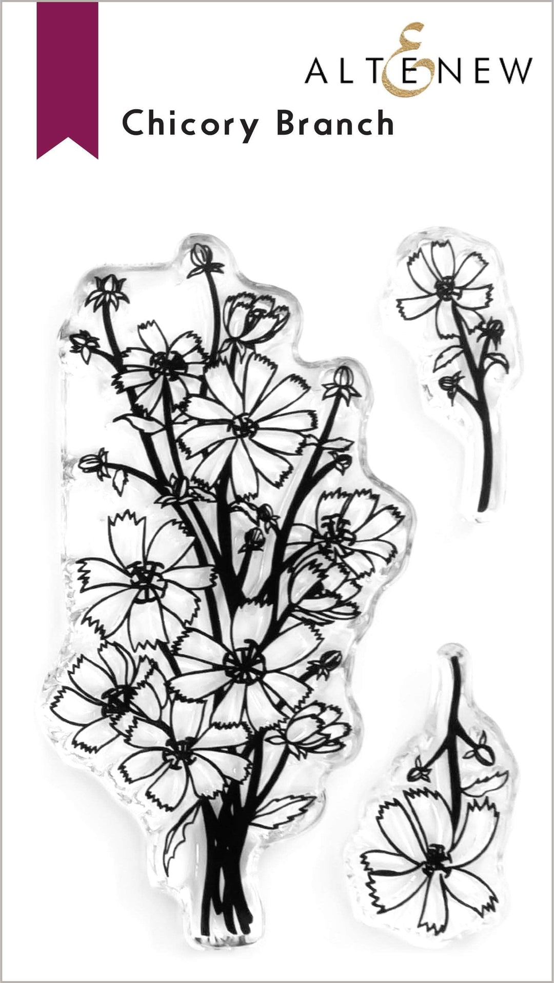 Altenew Stamp & Die Bundle Chicory Bunch