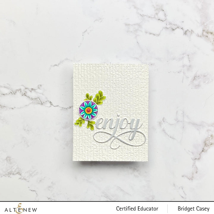 Altenew Stamp & Die Bundle Circle and Feathers Stamp & Die Bundle