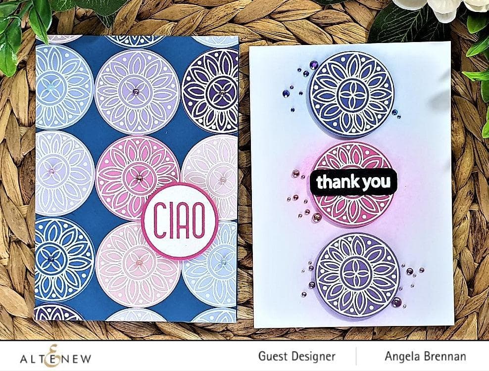 Altenew Stamp & Die Bundle Circle Daisy Stamp & Die Bundle