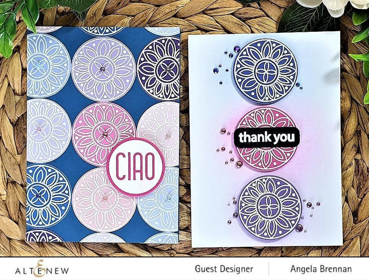 Altenew Stamp & Die Bundle Circle Daisy Stamp & Die Bundle