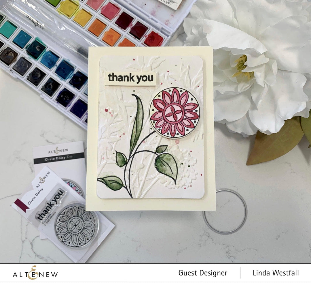 Altenew Stamp & Die Bundle Circle Daisy Stamp & Die Bundle