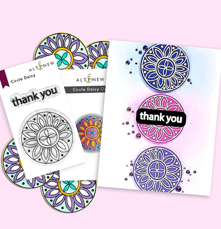 Altenew Stamp & Die Bundle Circle Daisy Stamp & Die Bundle