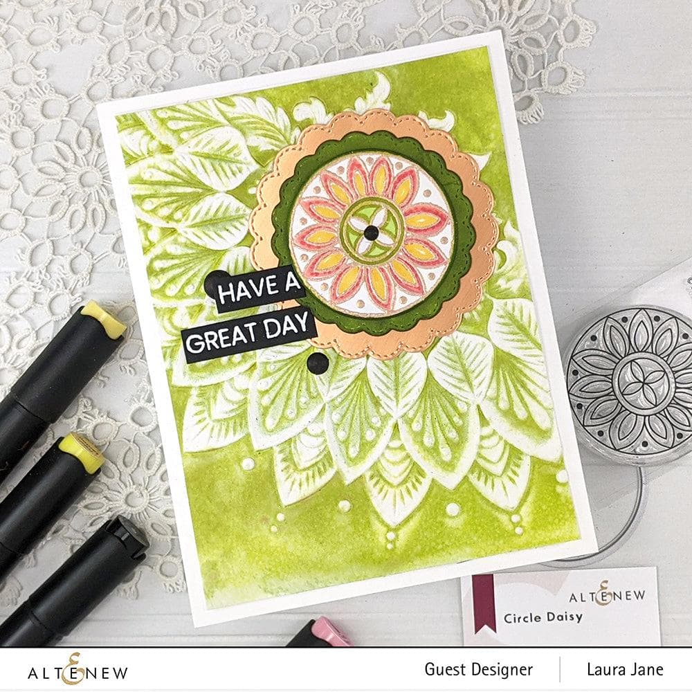 Altenew Stamp & Die Bundle Circle Daisy Stamp & Die Bundle