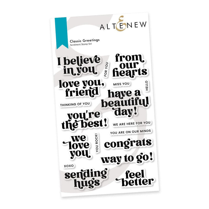 Altenew Stamp & Die Bundle Classic Greetings