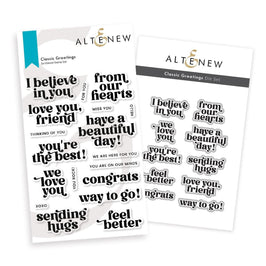 Altenew Stamp & Die Bundle Classic Greetings