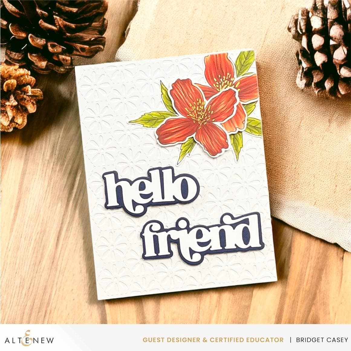 Clematis Montana Stamp & Die Bundle | Altenew