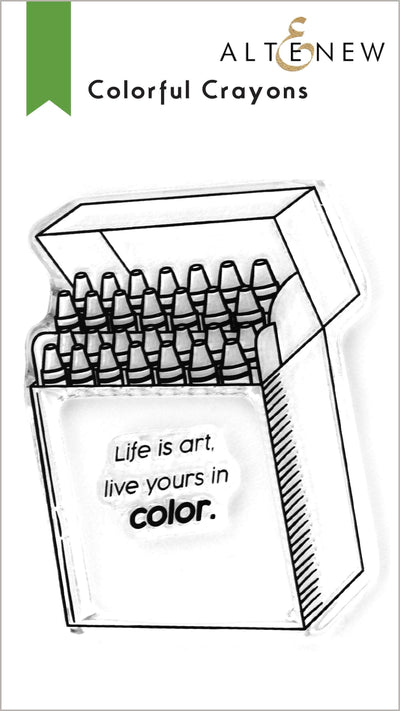Altenew Stamp & Die Bundle Colorful Crayons