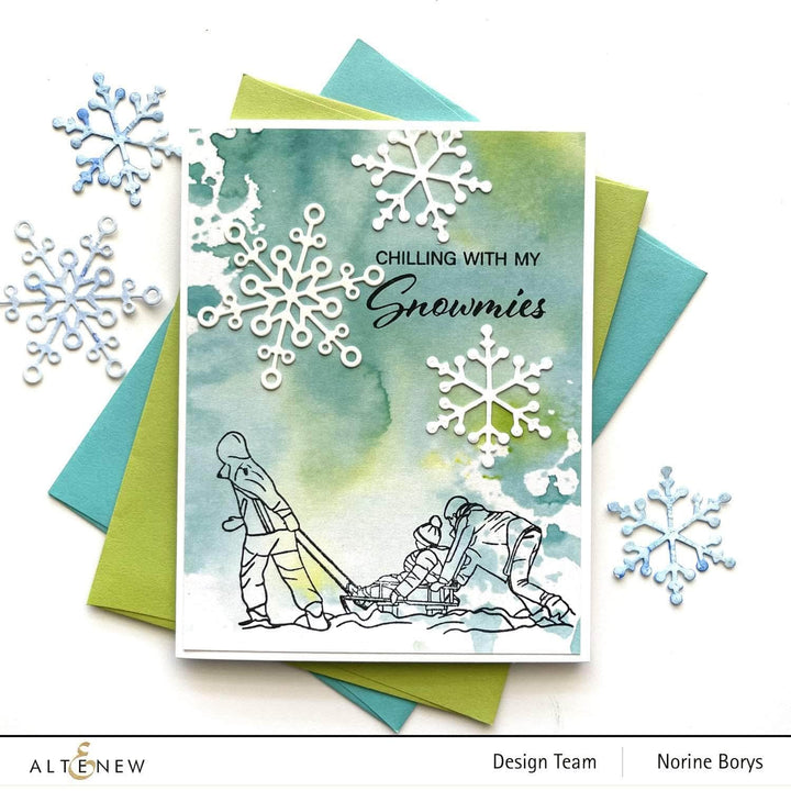 Altenew Stamp & Die Bundle Cozy Winter Vibes Stamp & Die Bundle