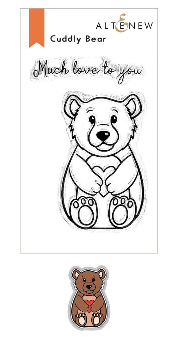 Altenew Stamp & Die Bundle Cuddly Bear Stamp & Die Bundle