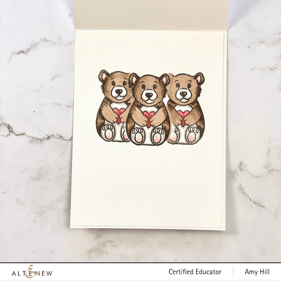 Altenew Stamp & Die Bundle Cuddly Bear Stamp & Die Bundle