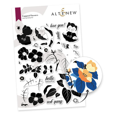 Altenew Stamp & Die Bundle Cupped Flowers