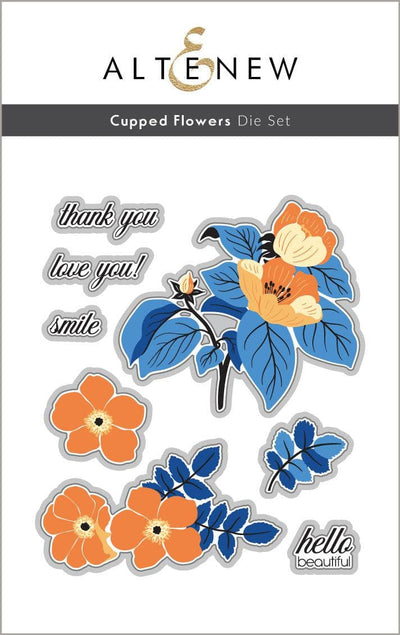 Altenew Stamp & Die Bundle Cupped Flowers