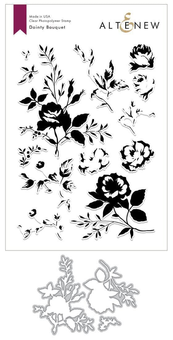 Altenew Stamp & Die Bundle Dainty Bouquet Stamp & Die Bundle