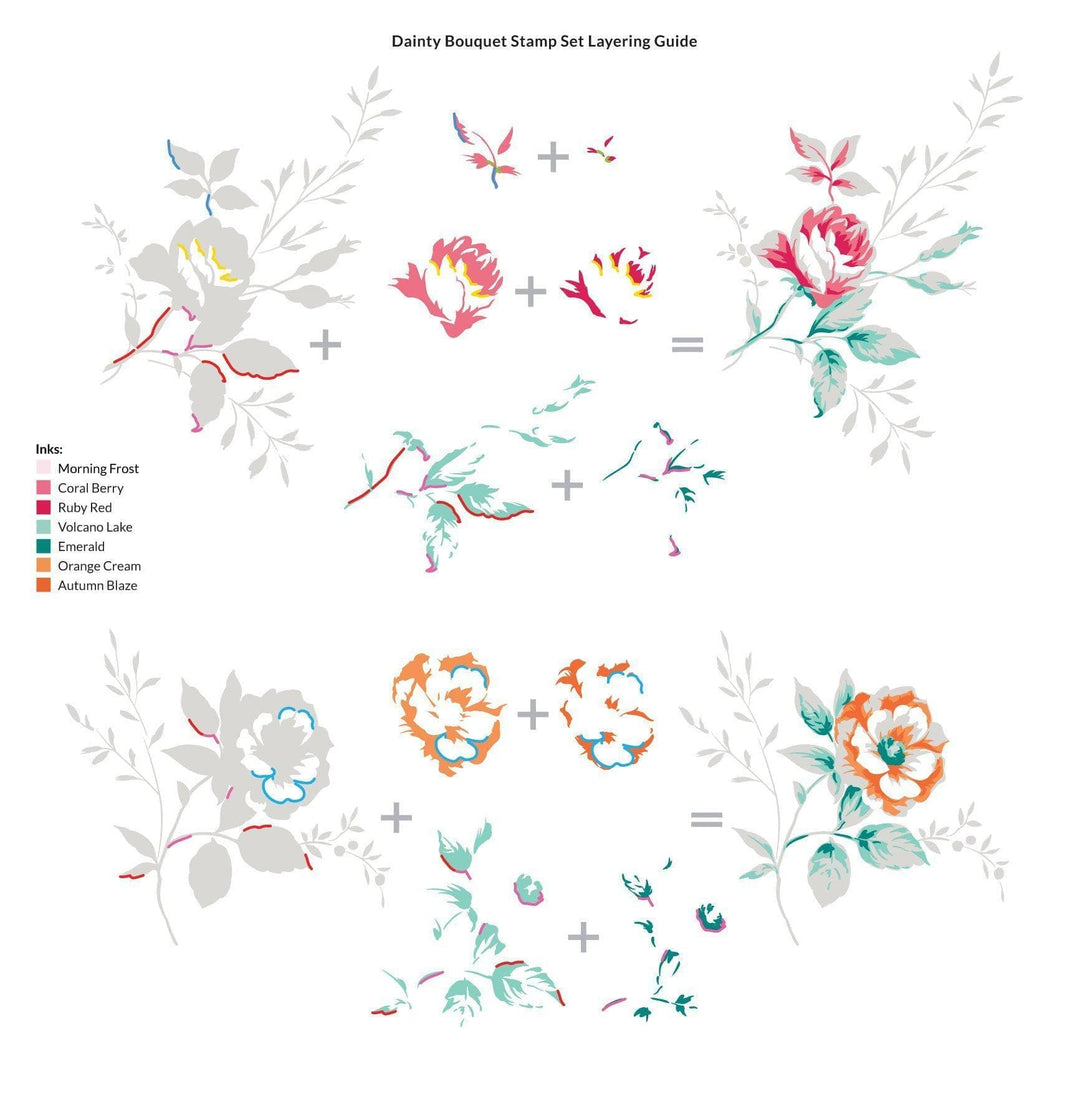 Altenew Stamp & Die Bundle Dainty Bouquet Stamp & Die Bundle