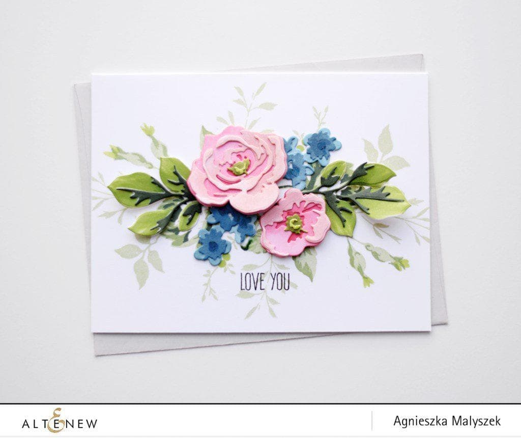 Altenew Stamp & Die Bundle Dainty Bouquet Stamp & Die Bundle