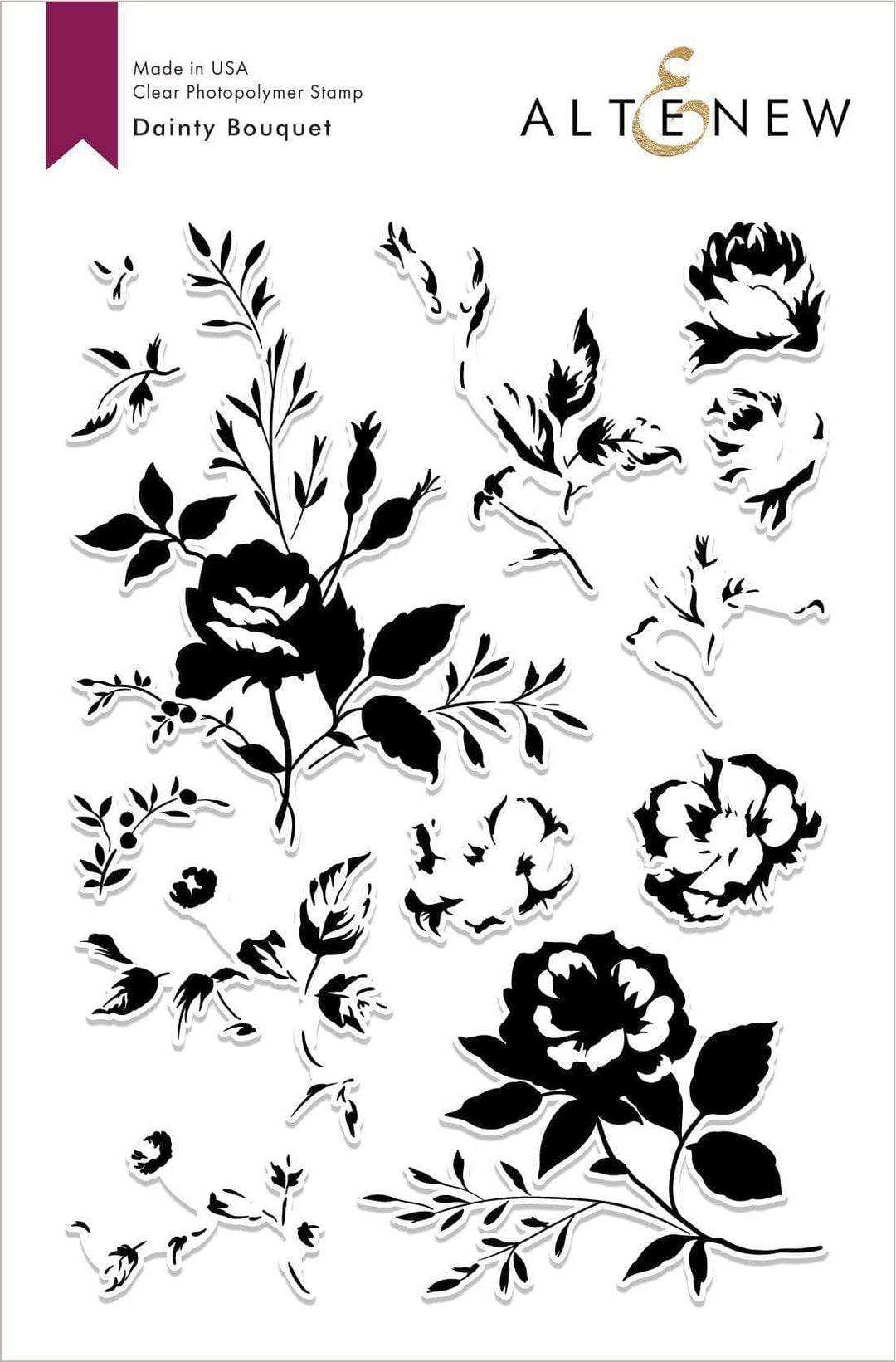 Altenew Stamp & Die Bundle Dainty Bouquet Stamp & Die Bundle