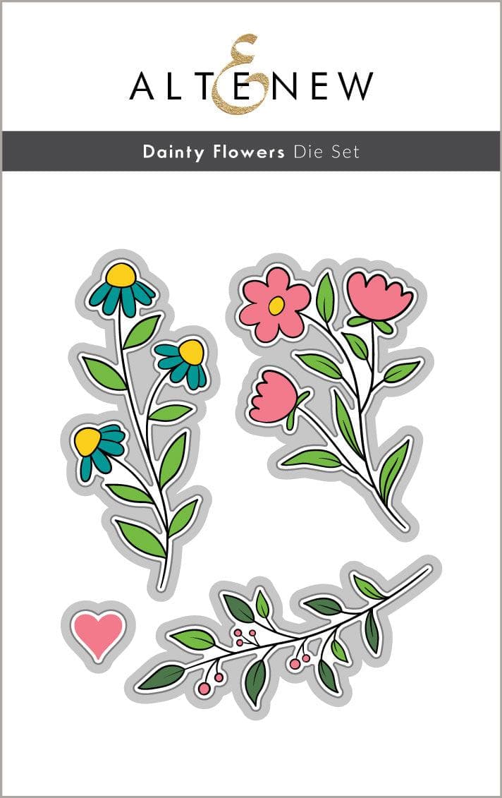 Altenew - Clear Stamps - Dainty Flowers