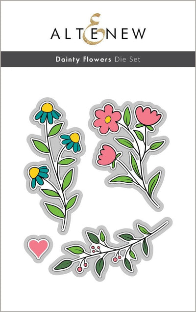 Altenew Stamp & Die Bundle Dainty Flowers