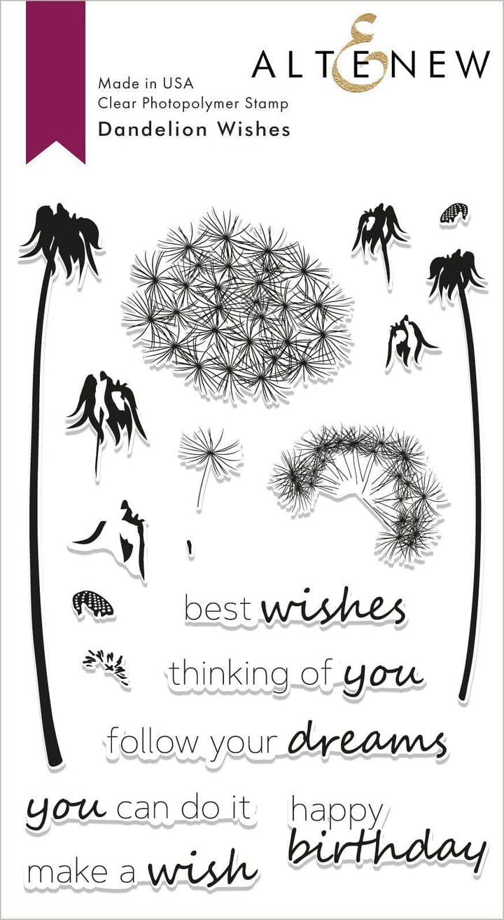 Altenew Stamp & Die Bundle Dandelion Wishes Stamp & Die Bundle