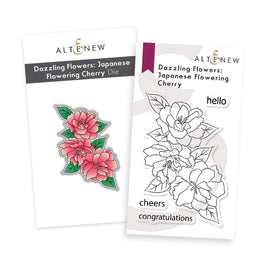 Altenew Stamp & Die Bundle Dazzling Flowers - Japanese Flowering Cherry