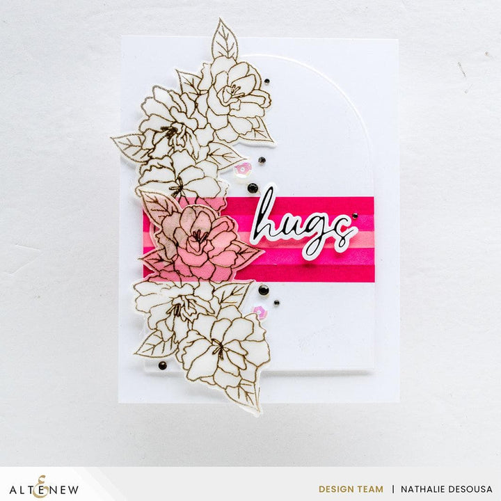 Altenew Stamp & Die Bundle Dazzling Flowers - Japanese Flowering Cherry