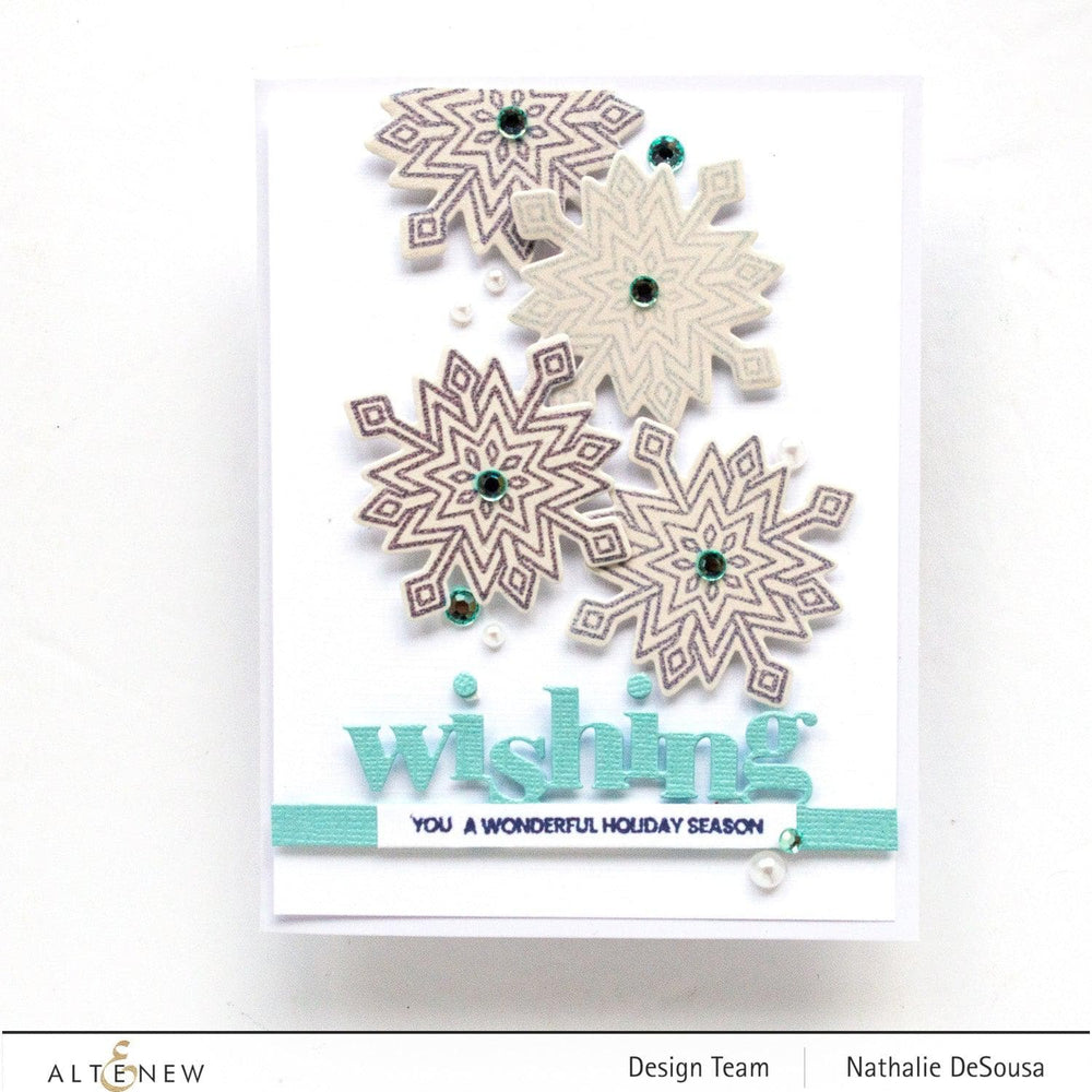 Altenew Stamp & Die Bundle Dazzling Snowflake Stamp & Die Bundle