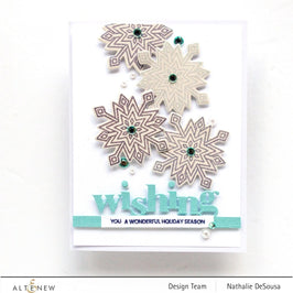 Altenew Stamp & Die Bundle Dazzling Snowflake Stamp & Die Bundle