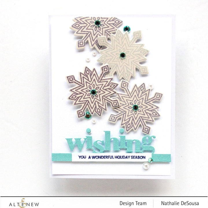 Altenew Dazzling Snowflake Stamp & Die Bundle