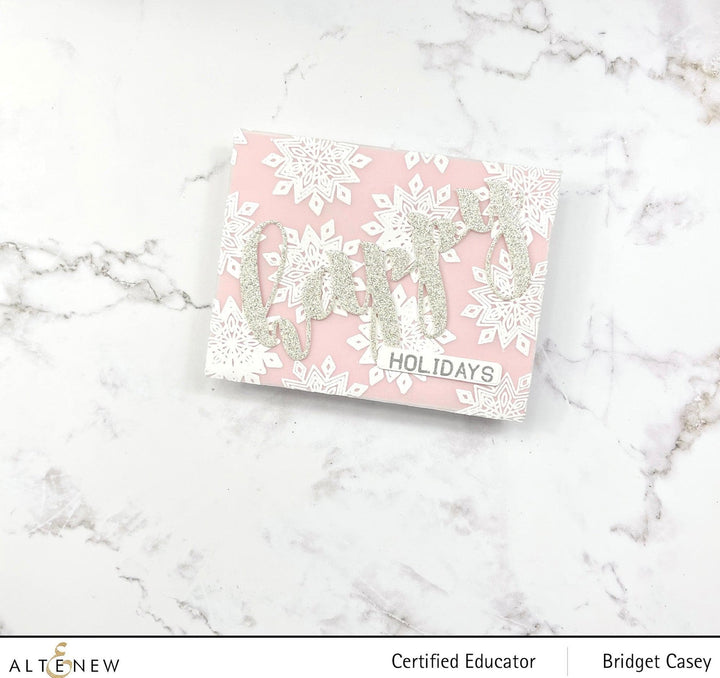 Altenew Stamp & Die Bundle Dazzling Snowflake Stamp & Die Bundle