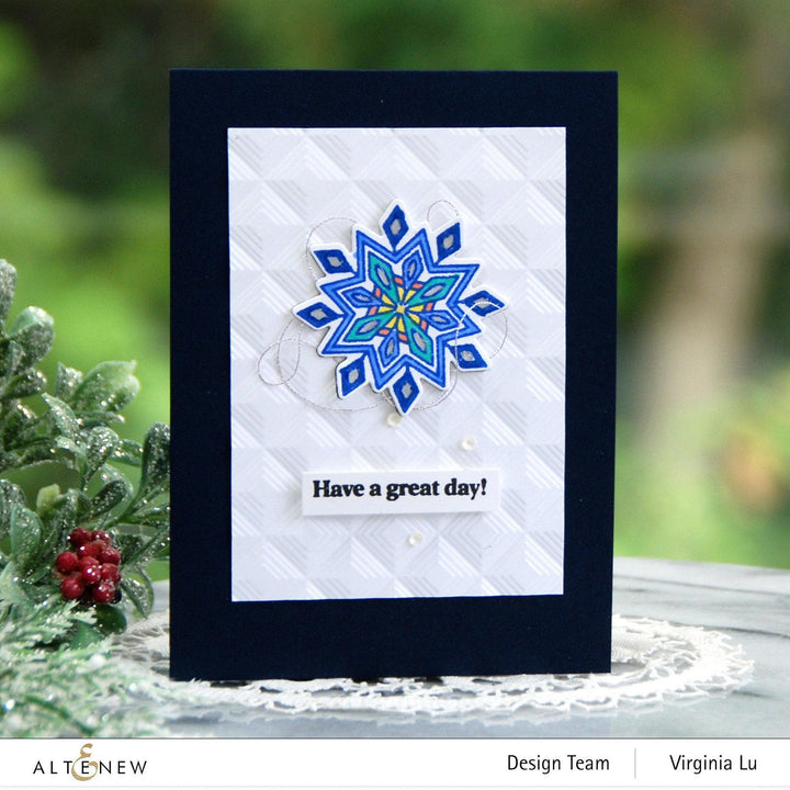 Altenew Stamp & Die Bundle Dazzling Snowflake Stamp & Die Bundle