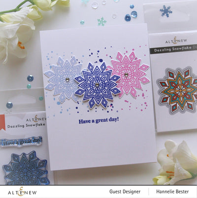 Altenew Stamp & Die Bundle Dazzling Snowflake Stamp & Die Bundle
