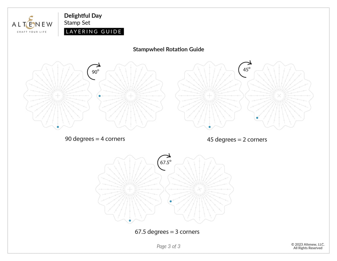 Altenew Hot Foil Plate & Die Bundle Delightful Day