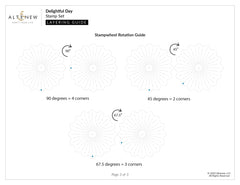 Altenew Hot Foil Plate & Die Bundle Delightful Day